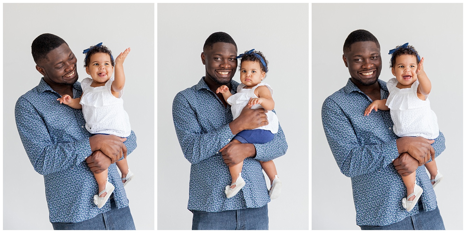 Cute and diverse family photoshoot at the lumen room in Dallas Texas by Alyssa Grace Photography