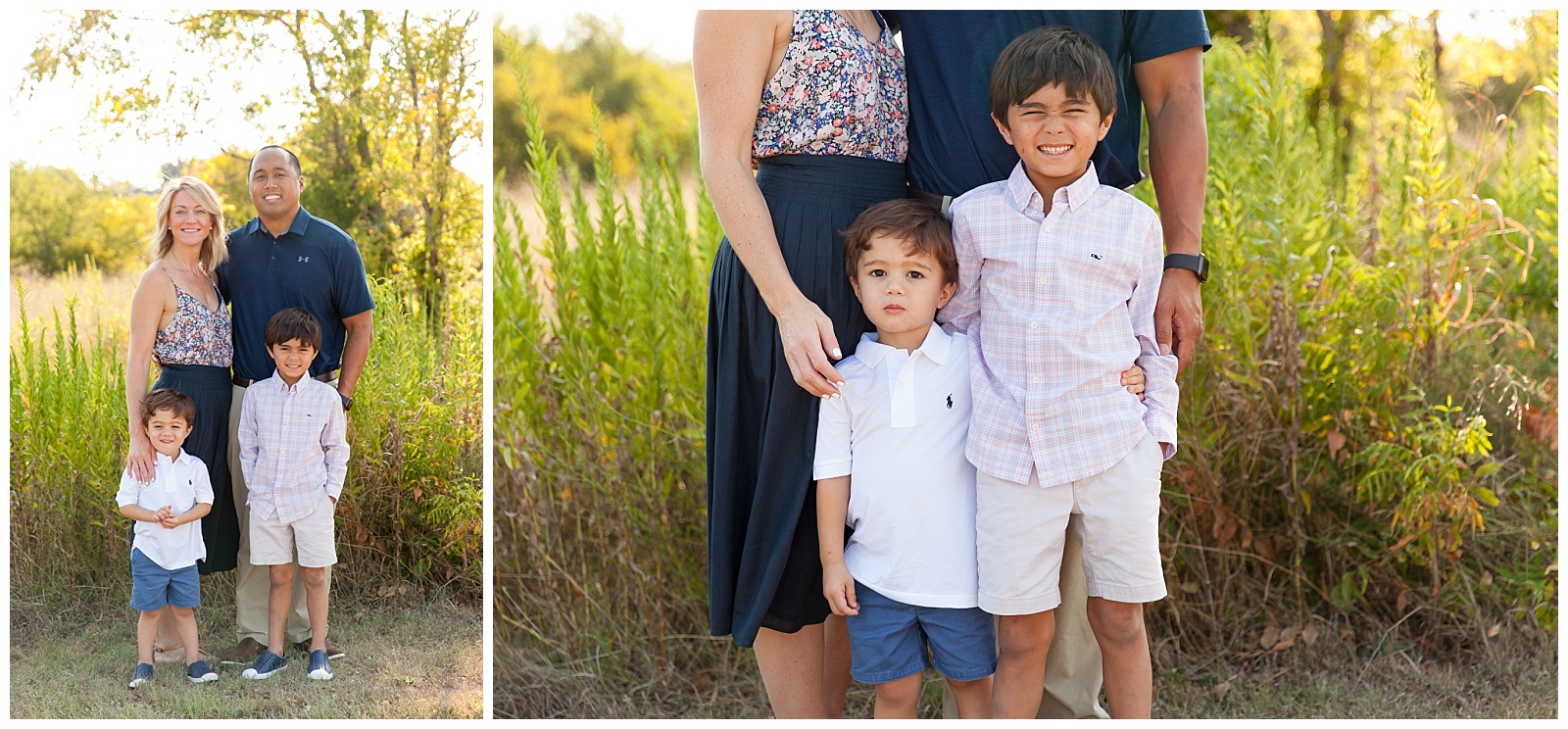 An extended family session at Arbor Hills Nature Preserve in Dallas Texas by Alyssa Grace Photography